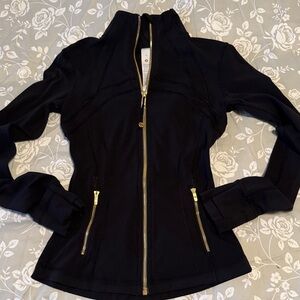 lululemon athletica Black and Gold Define Jacket